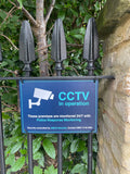 Small CCTV Warning sign (A4 size)