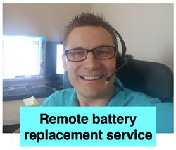 Burglar Alarm Battery replacement service - battery + support
