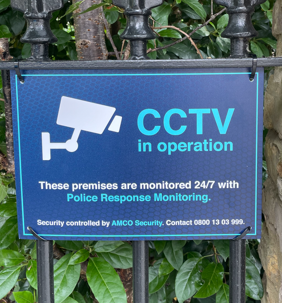 Large CCTV Warning sign (A2 size)