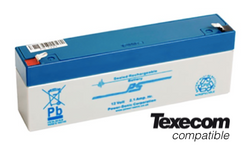 Texecom 12V 2.1ah alarm battery