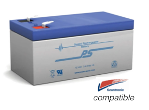 Scantronic replacement battery