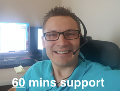 60min Telephone Tech Support - help setting up / trouble-shooting security equipment